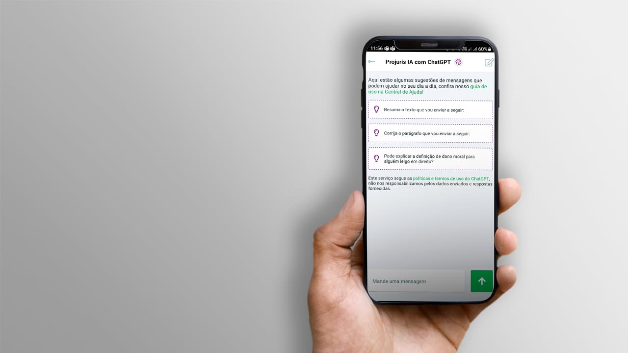 Gestão do escritório de advocacia com ChatGPT no Aplicativo Projuris ADV