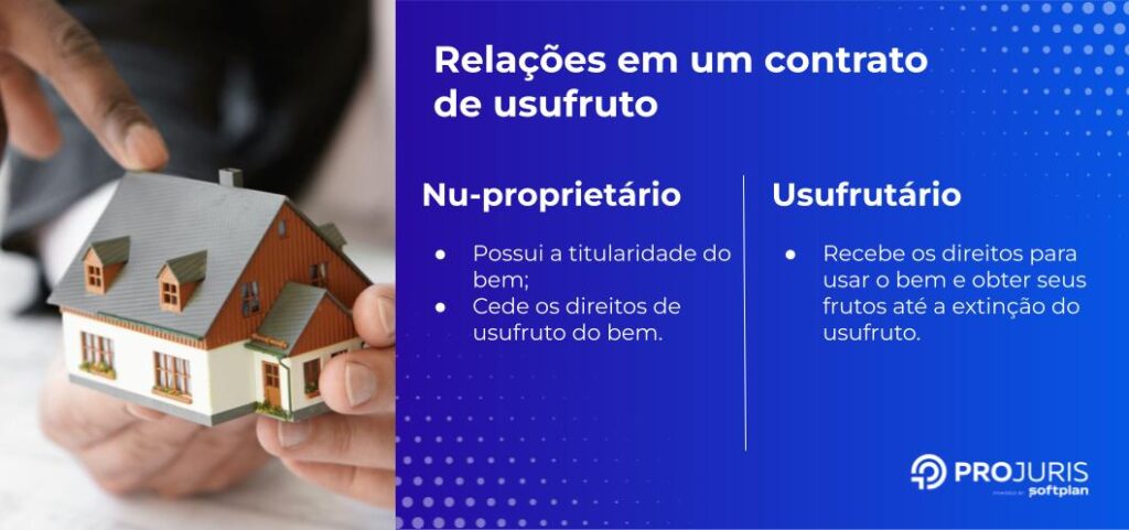 Relações entre o nu-proprietário e usufrutuário em um usufruto